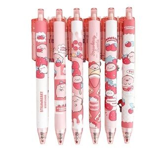 Kawaii Dinosaur Scented Pens 6pc​